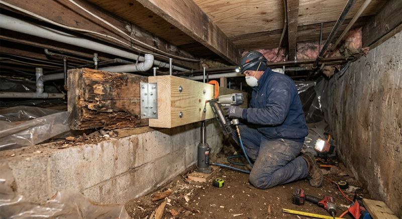 Support Beam Repair in Kansas City, KS